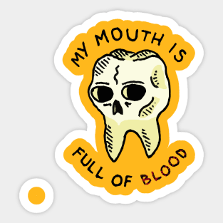 Pulled Tooth Sticker